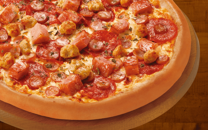 ★★★ 3-STAR●[メガミートピザ（特製ピザソース）] - ピザ・カリフォルニアのオリジナルピザメニュー